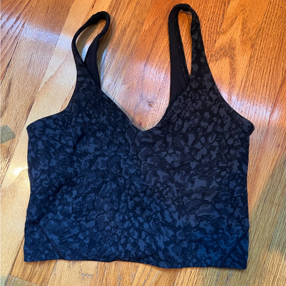 wild thing camo lululemon align tank size 6